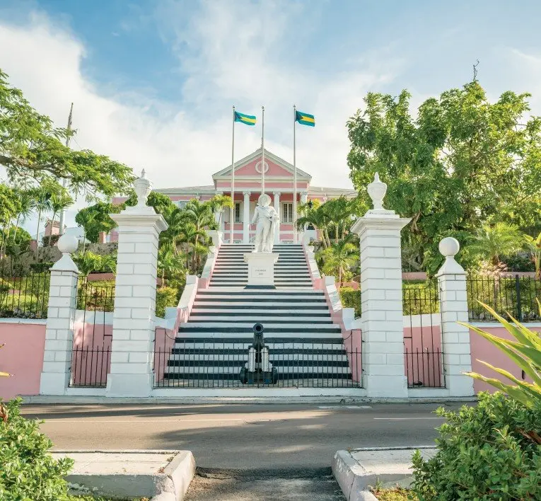 Government House in Nassau, Bahamas